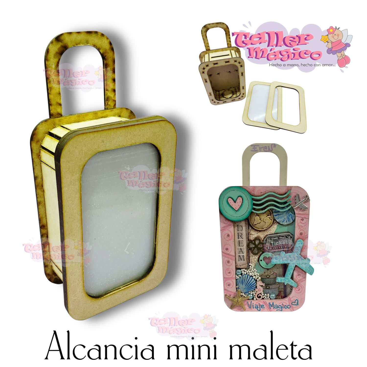 ALCANCIA DE MALETA 3D