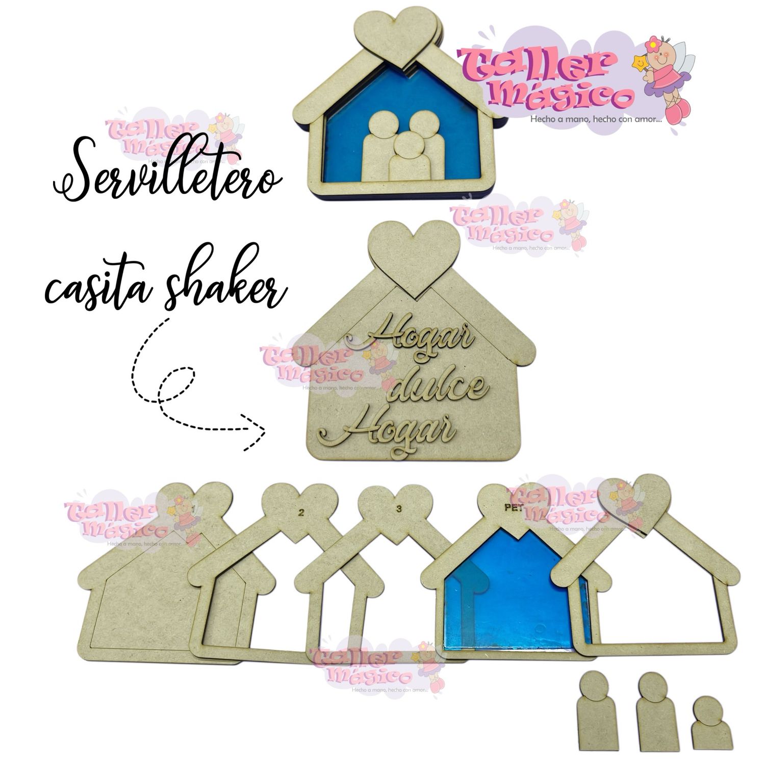 CASITA SHAKER (servilletero) CASITA SHAKER (servilletero)