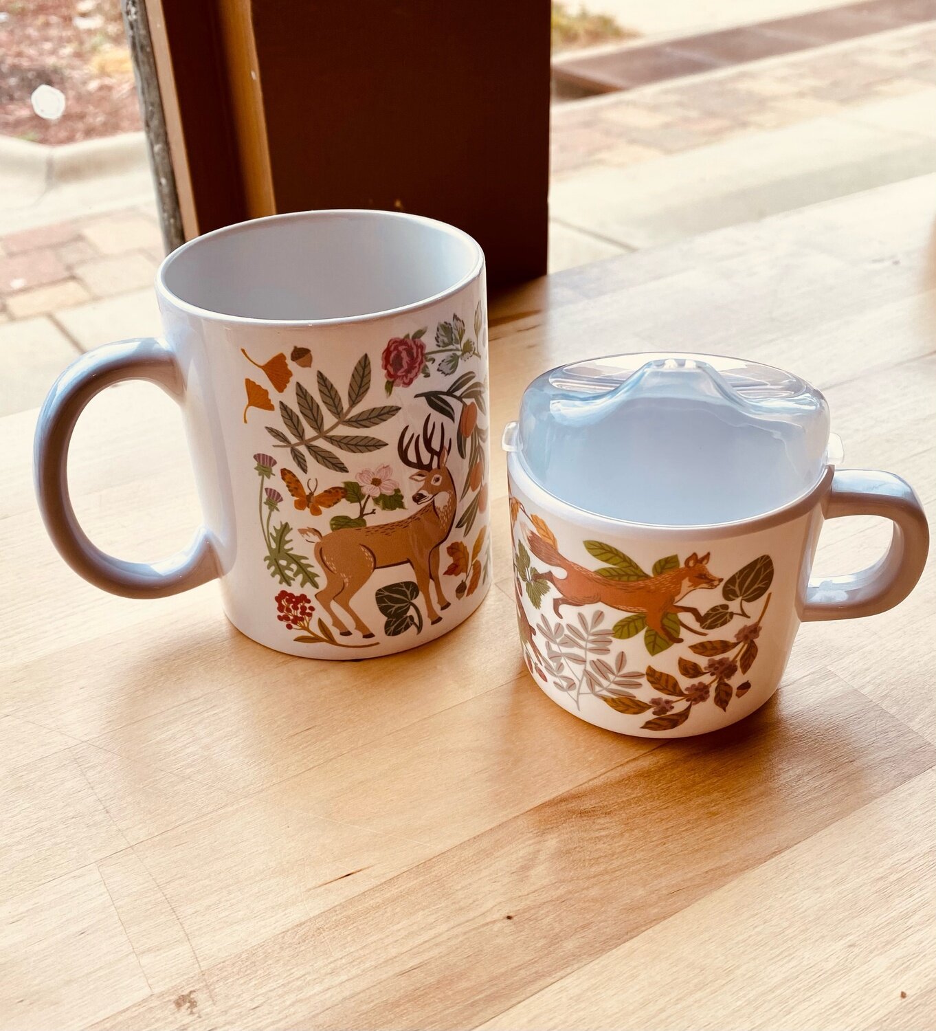 Woodland Mama & Me Mug & Sippy Cup Set