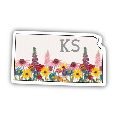Kansas Painterly Sticker (Big Moods)