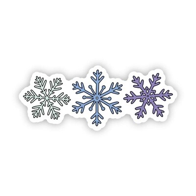 3 Snowflakes Sticker (Big Moods)