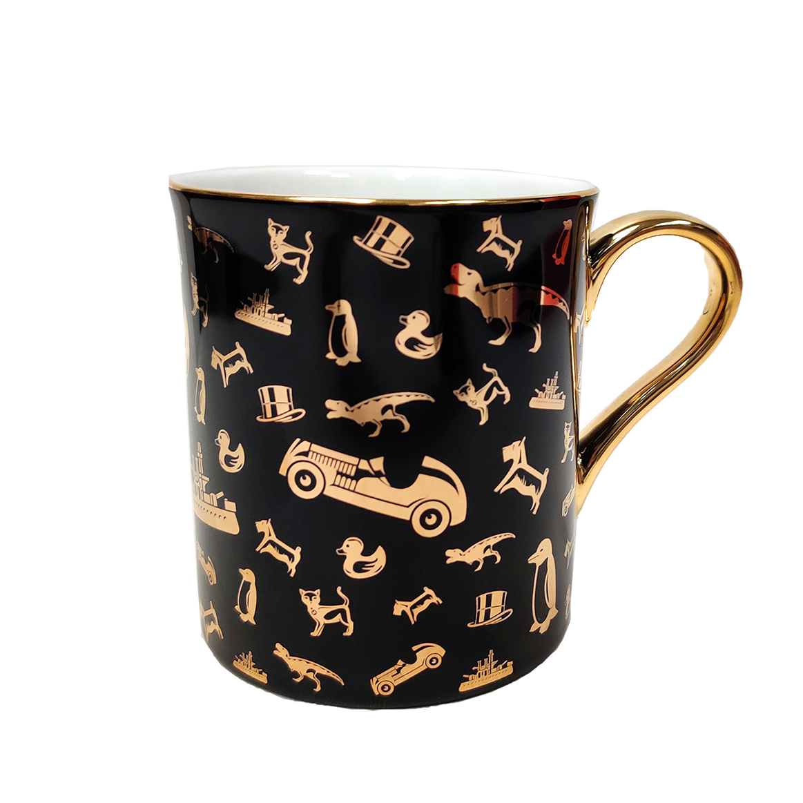 Monopoly Dreams - Gold Foil Tokens Coffee Mug