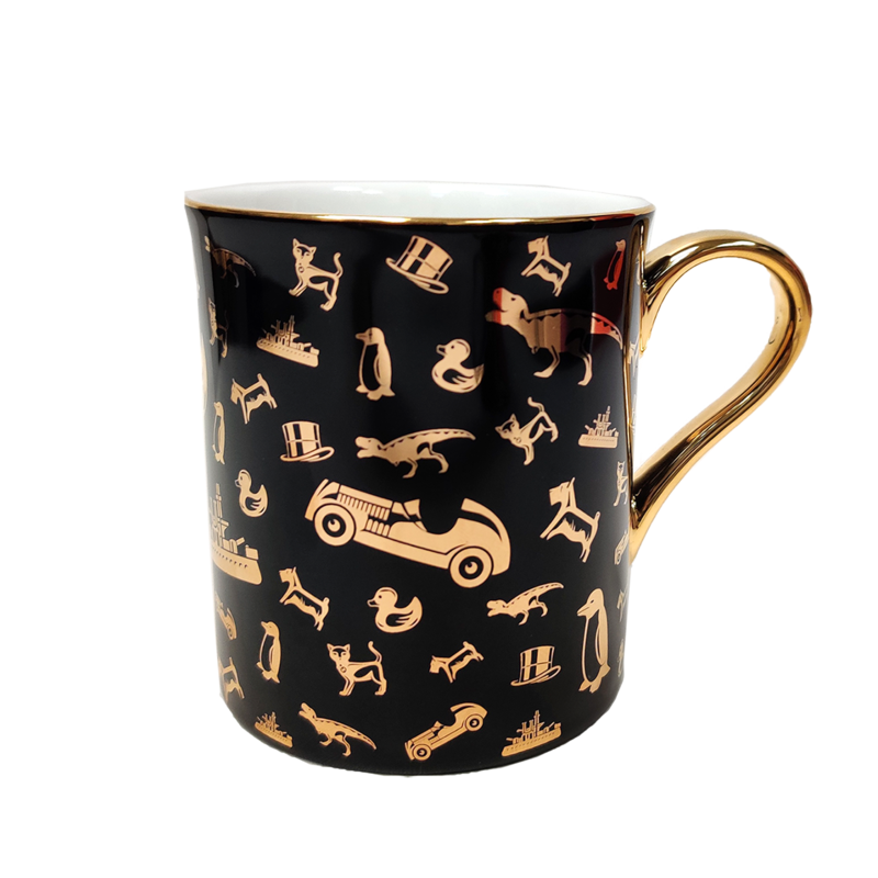 Monopoly Dreams - Gold Foil Tokens Coffee Mug