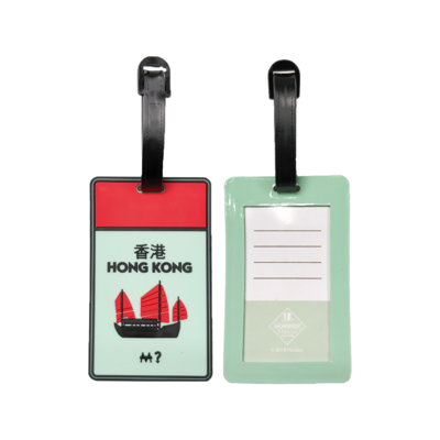 Silicone Luggage Tag - Hong Kong