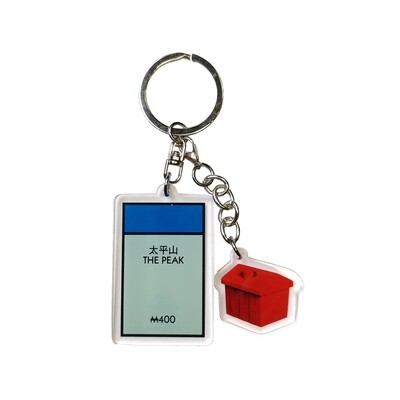 Monopoly Dreams - &quot;Hotel &amp; Property Space&quot; Acrylic Keyring