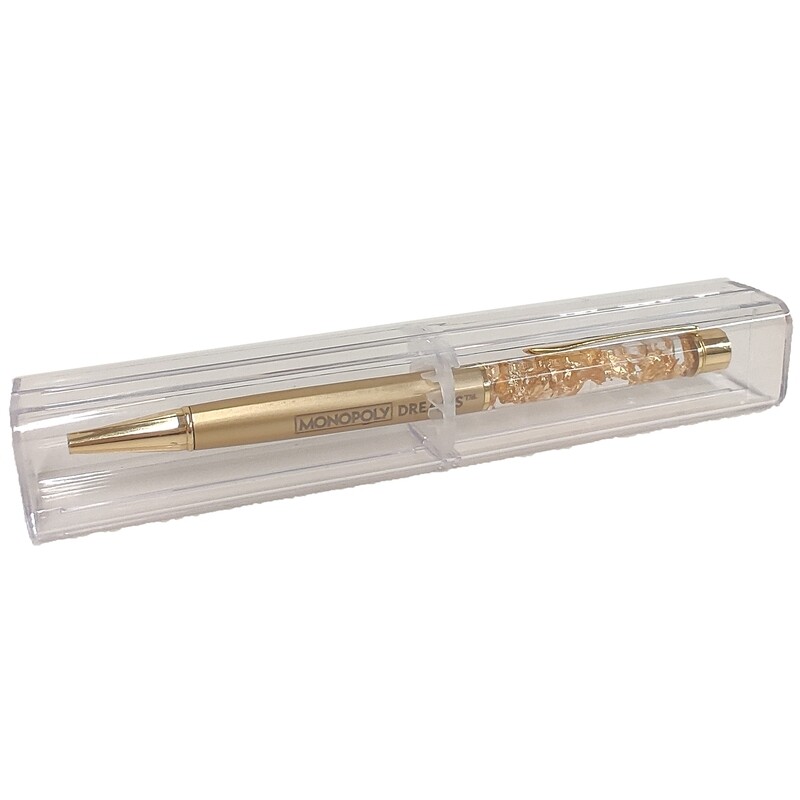 Monopoly Dreams Gold Foil Ball Pen