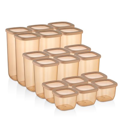 Aufbewahrungsbehälter 18er Set Kupfer Aufbewahrungsbehälter 18er Set Kupfer