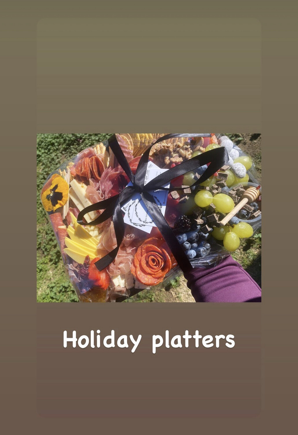 Holiday platter