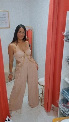 Champagne Chain Overall [Enterizo]