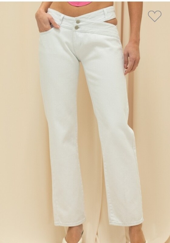Jollie Cut out waist jean