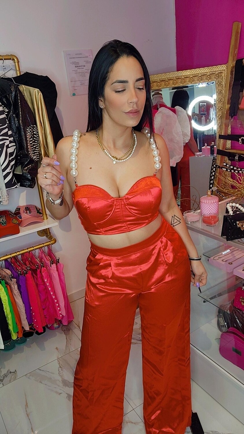So Pearly Palzzo Set