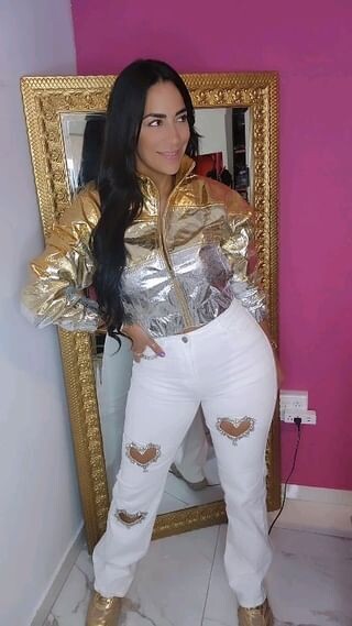 Moto mami maletallic jacket