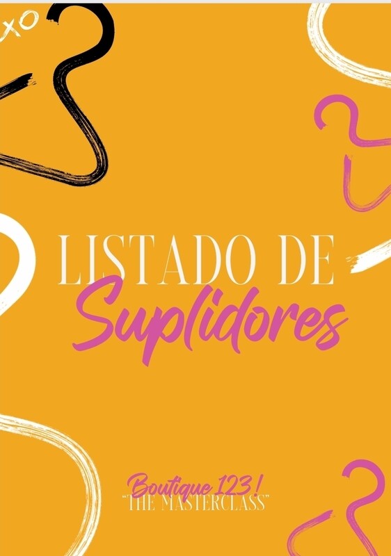 Listado 100 Suplidores- Venta Al Por Mayor + Guía Practica 