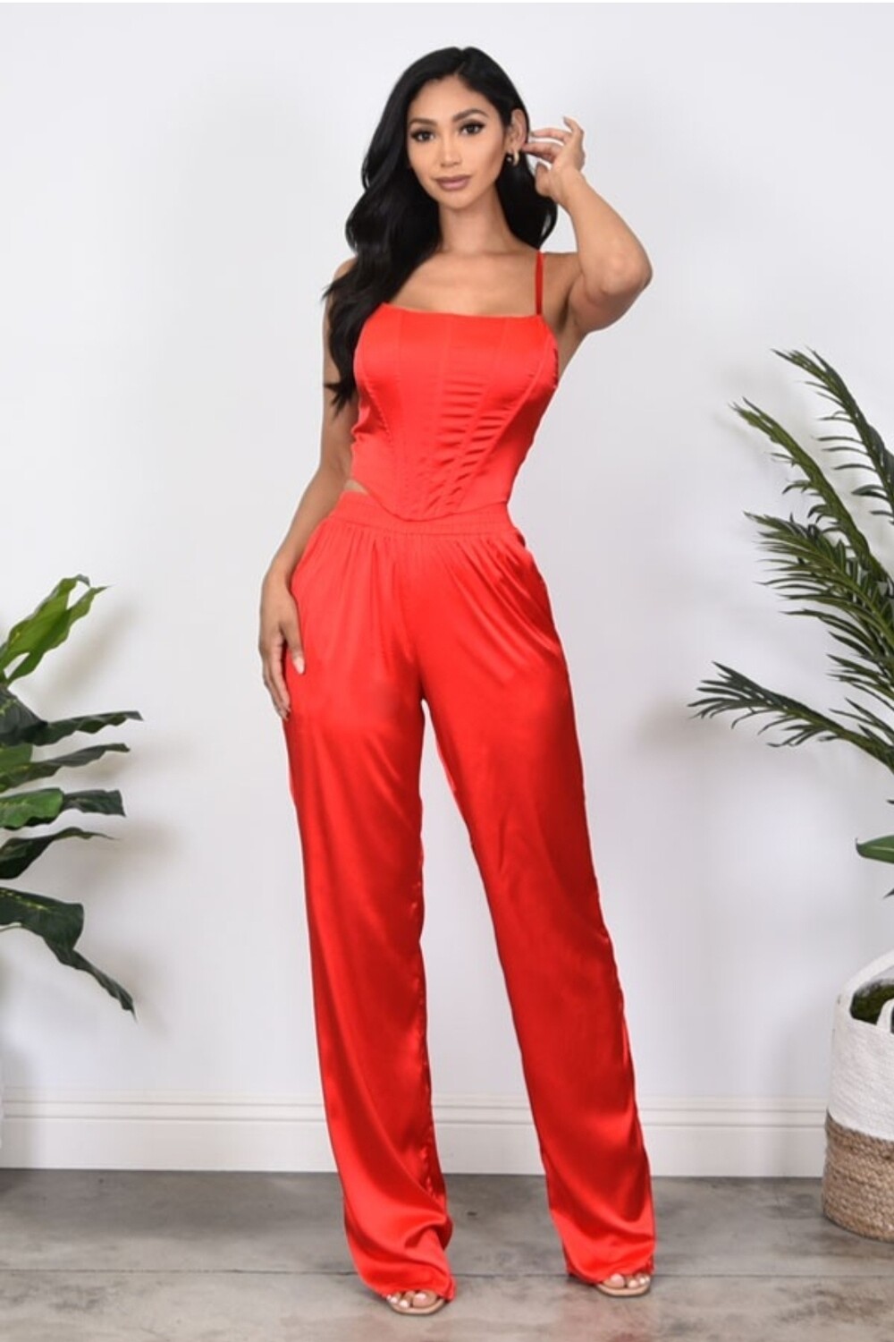 Satin sassy set