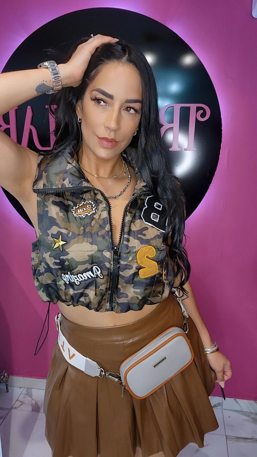 Camo soldier vest