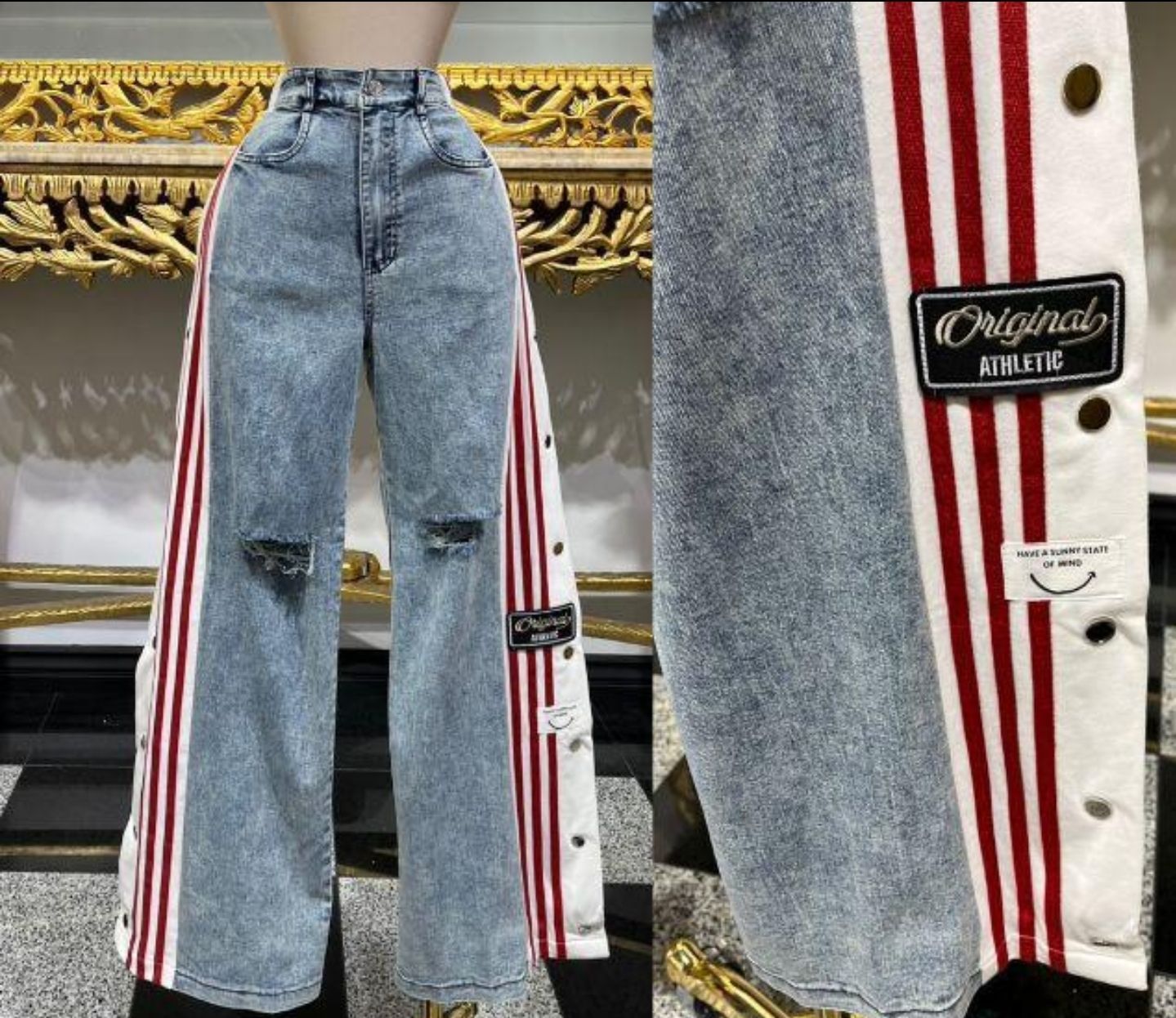 Rocky Race Super Wide Jeans