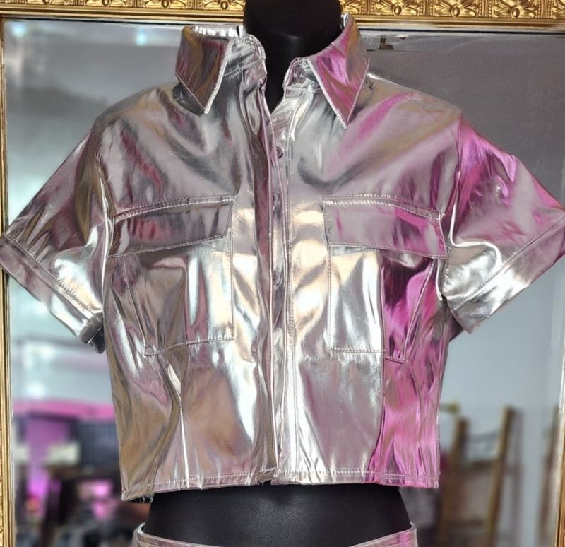 Silver crome chaqueta