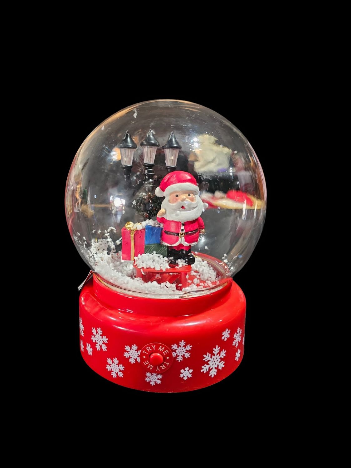 Snow ball w santa