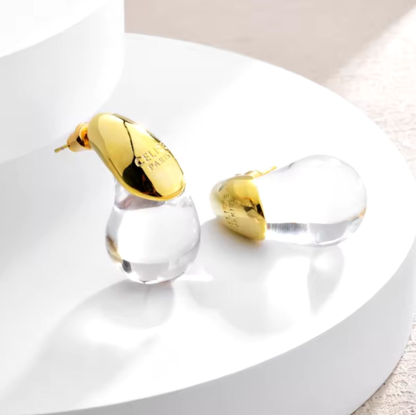 Cristal drop earrings