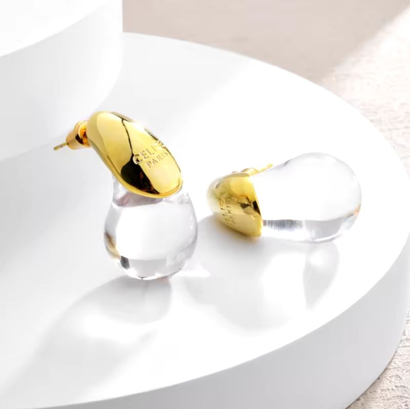 Cristal drop earrings
