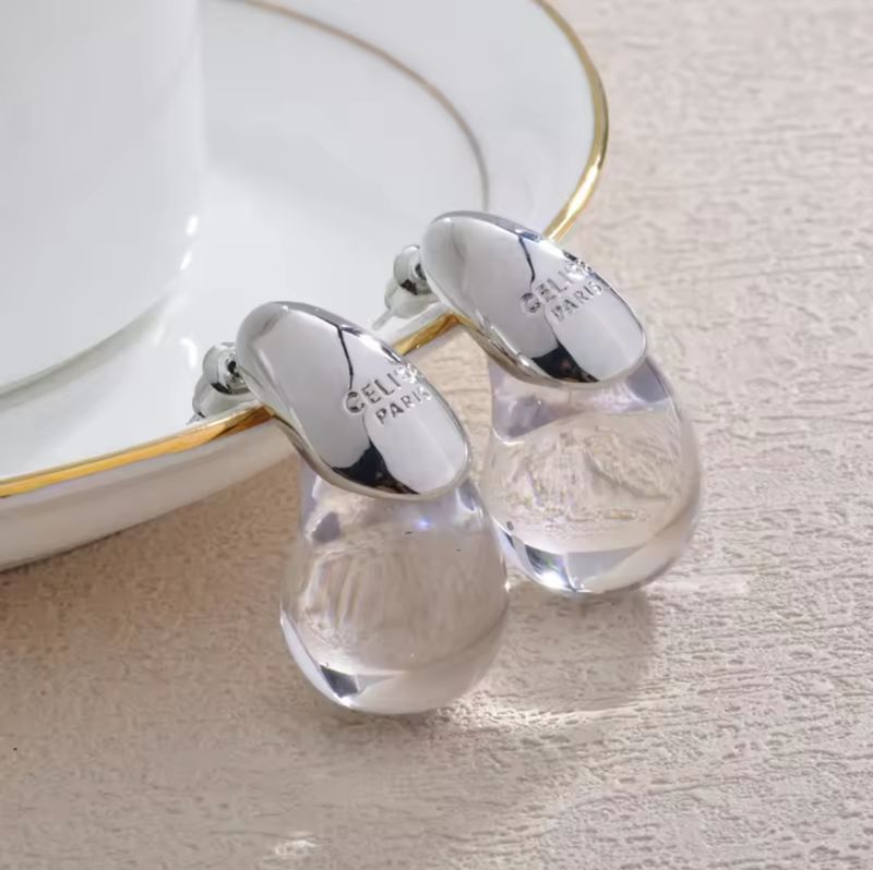 Cristal drop earrings