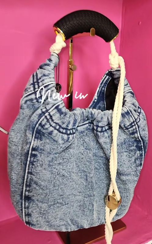 Denim TLB handbag