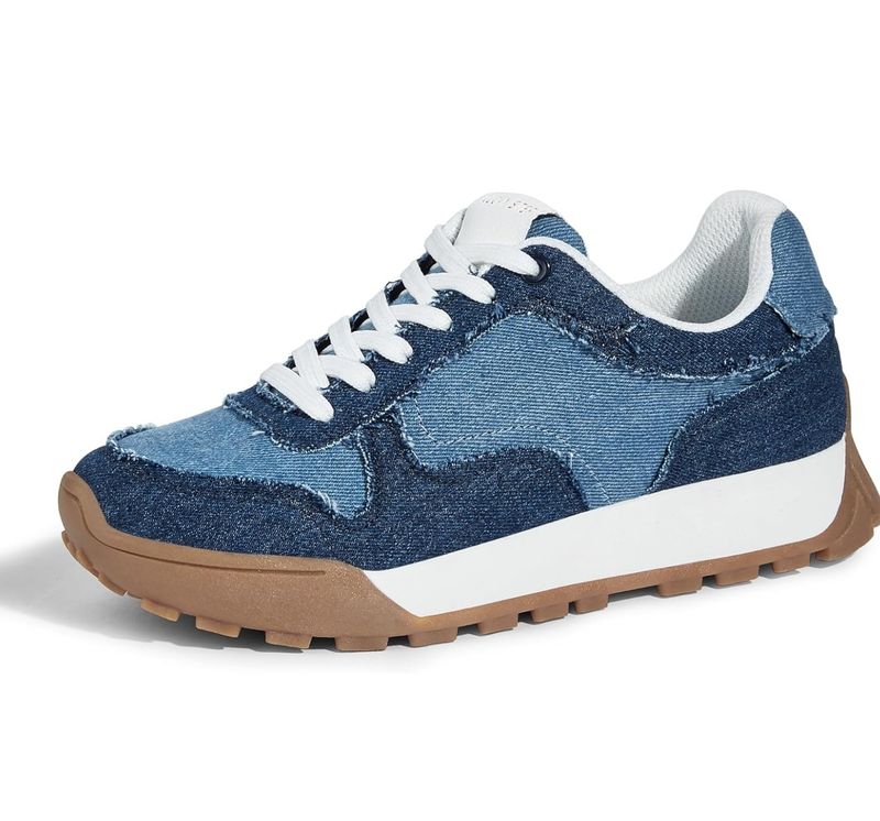 All denim sneakers