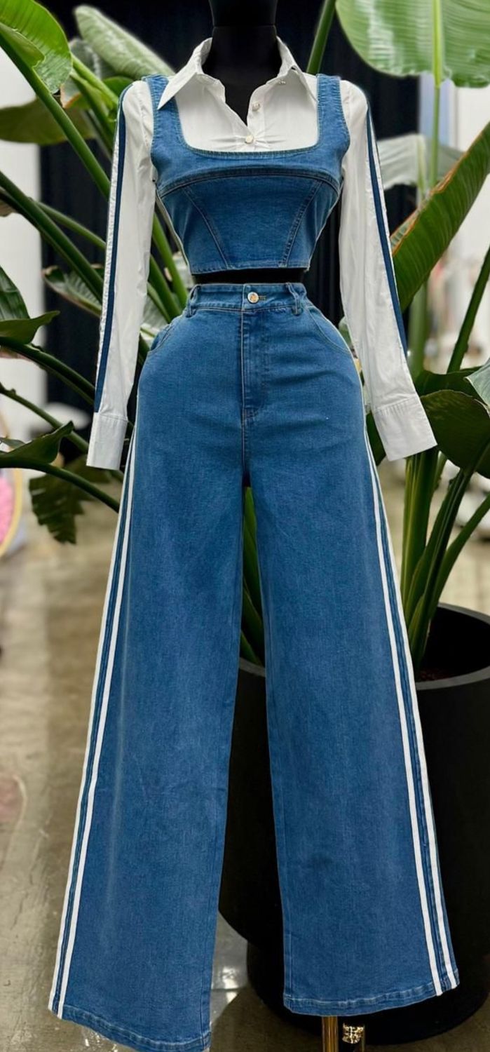 KRISTEN DENIM SET
