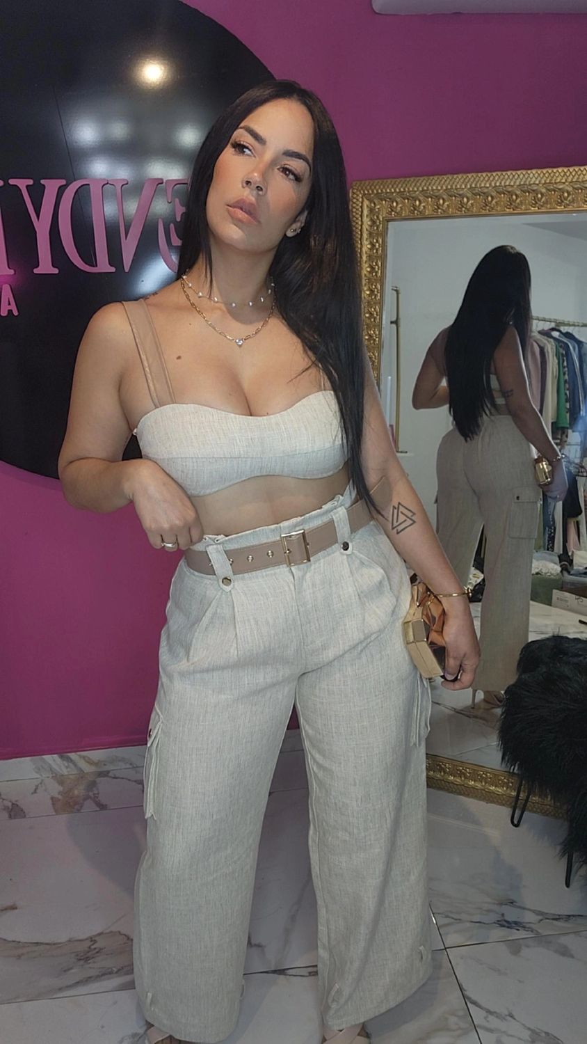 Leather Sandy Set