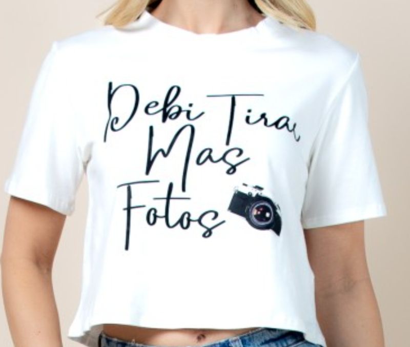 Dtmf cropped tee