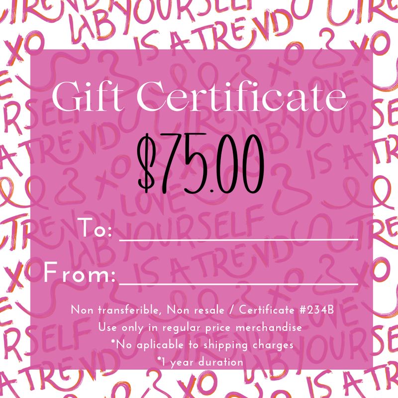 Gift Certificate Gift Certificate