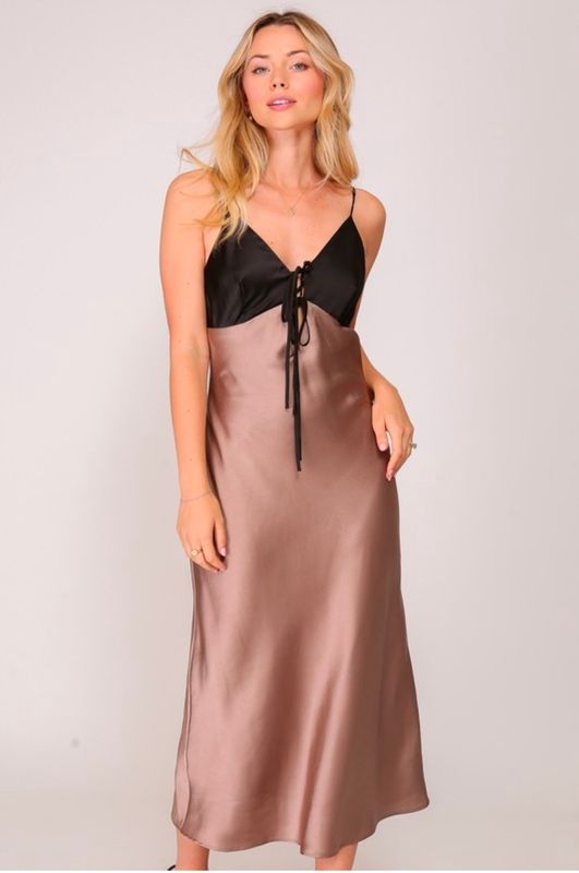 Julia satin dress