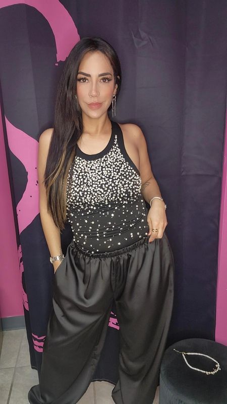 Sparkling tank top