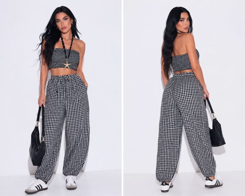 Squared gingham set Squared gingham set