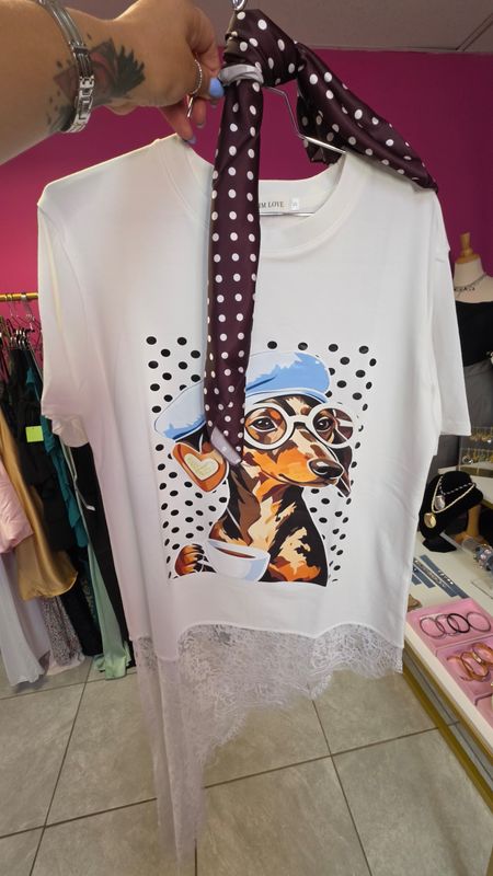 Salchidog tee + pañoleta