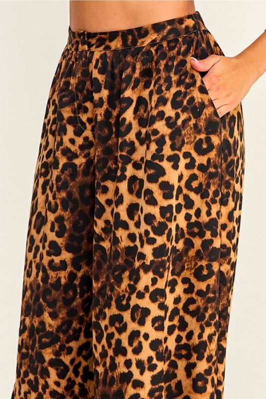 Leopard bubble pant
