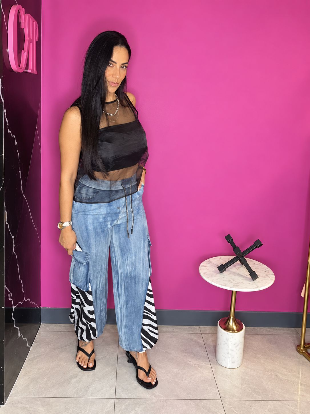Tule crop blouse Tule crop blouse