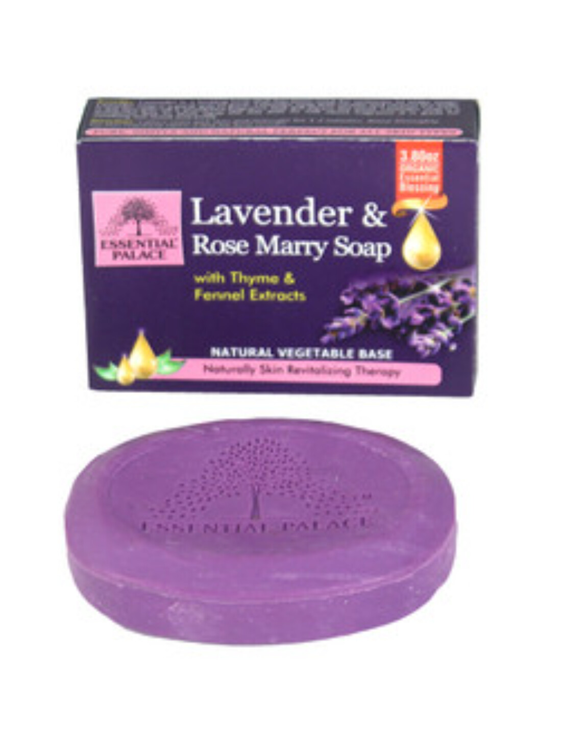 3.8 oz ESSENTIAL PALACE NATURAL SOAPS