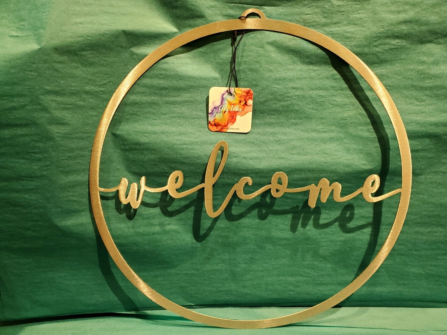 METAL SIGN - WELCOME