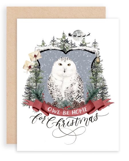 Owl Be Home Greeting Card