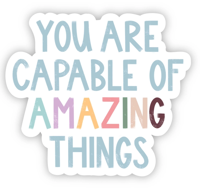 STICKER - YOU ARE CAPABLE