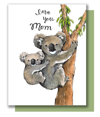 Mother's Day Koala Greeting Card