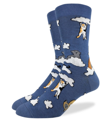 Men's Cloud Cats Socks - Size 7-12