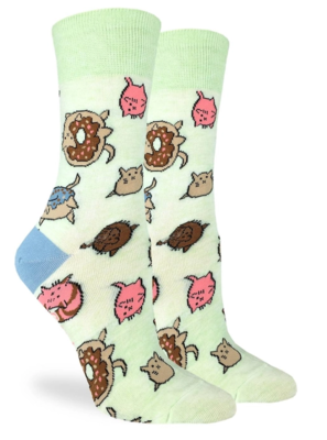 Women's Donut Cats Socks - Size 5-9