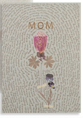Mother Script Greeting Card