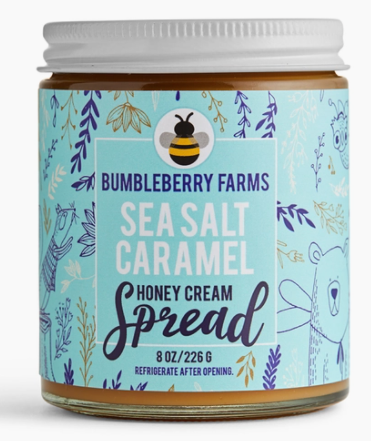 Sea Salt Caramel Honey Cream Spread 8oz