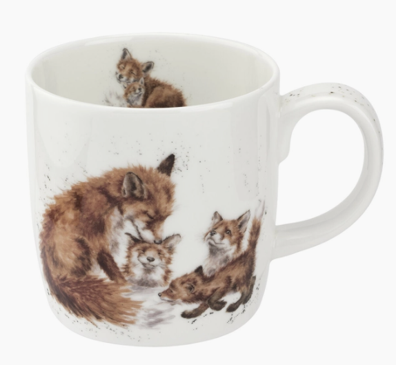 Wrendale Fox Bedtime Kiss Mug 14oz