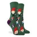 Women's Lawn Gnomes Socks - Size 5-9