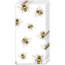 Save The Bees Pocket Tissue - White