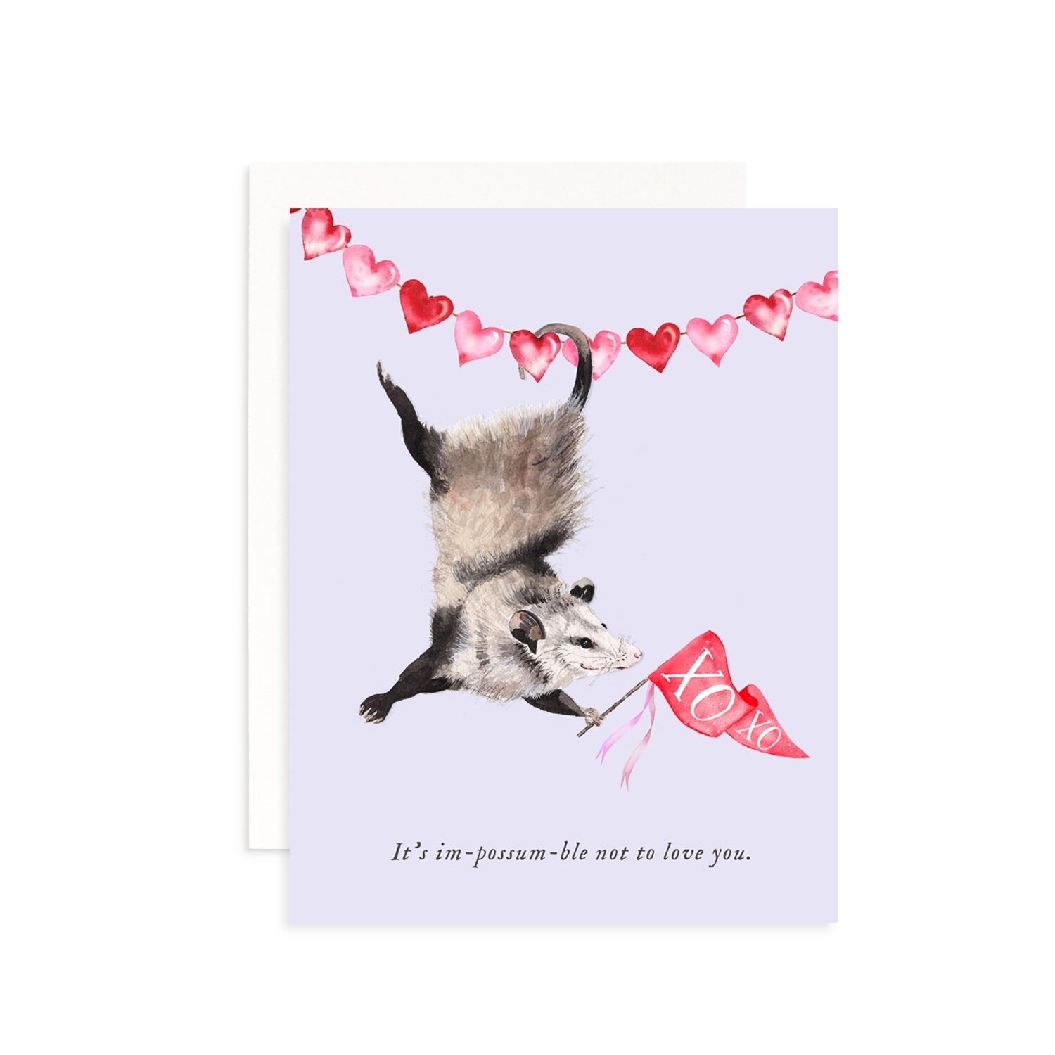 It's Im-Possum-ble Not to Love You Greeting Card